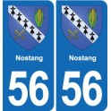 56 Ploërmel blason autocollant plaque stickers ville