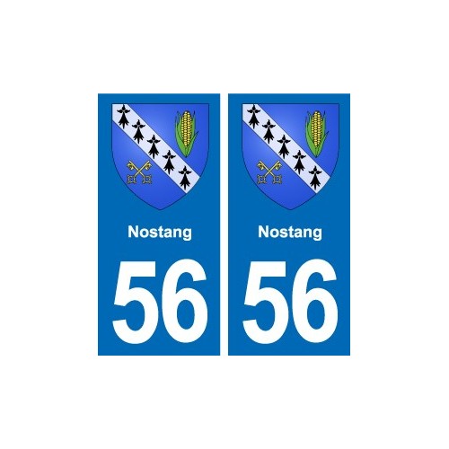 56 Ploërmel blason autocollant plaque stickers ville