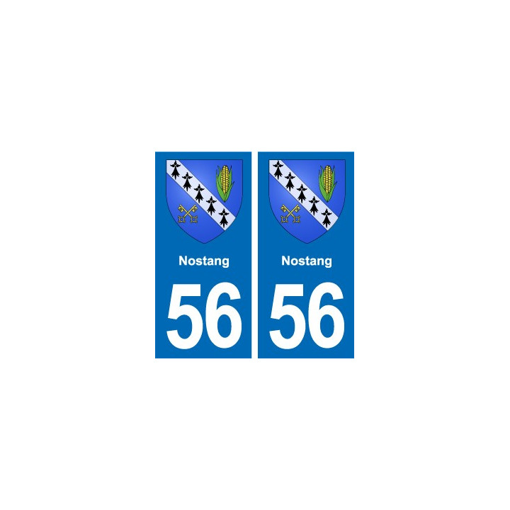 56 Ploërmel blason autocollant plaque stickers ville