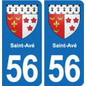56 Ploërmel blason autocollant plaque stickers ville