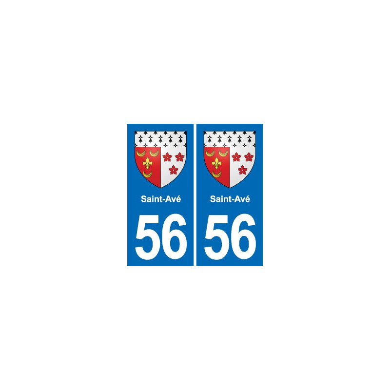 56 Ploërmel blason autocollant plaque stickers ville