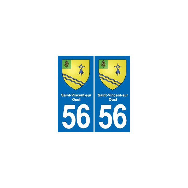 56 Ploërmel blason autocollant plaque stickers ville