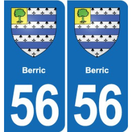 56 Ploërmel blason autocollant plaque stickers ville
