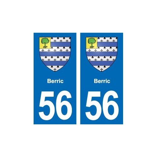 56 Ploërmel blason autocollant plaque stickers ville