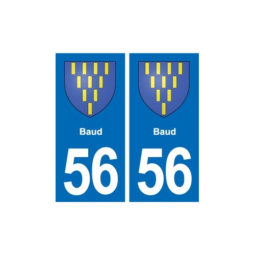 56 Ploërmel blason autocollant plaque stickers ville
