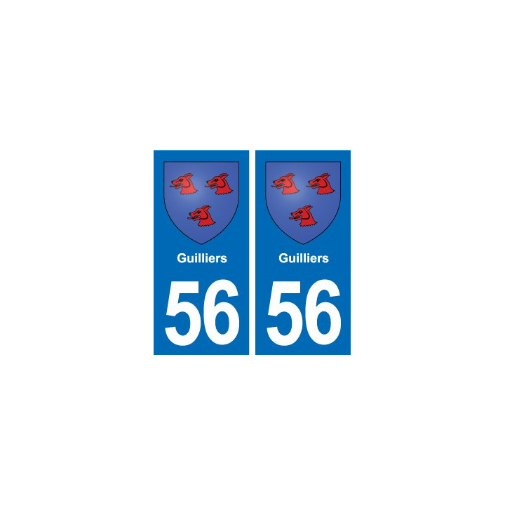 56 Ploërmel blason autocollant plaque stickers ville