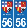 56 Ploërmel blason autocollant plaque stickers ville