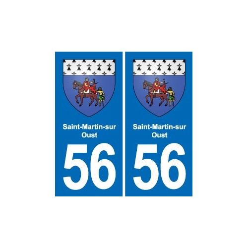 56 Ploërmel blason autocollant plaque stickers ville