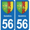56 Ploërmel blason autocollant plaque stickers ville