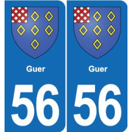 56 Ploërmel blason autocollant plaque stickers ville