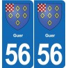 56 Ploërmel blason autocollant plaque stickers ville