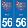 56 Delegate coat of arms sticker plate stickers city