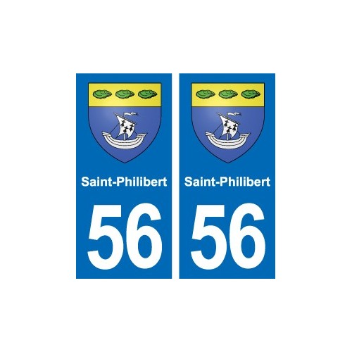56 Ploërmel blason autocollant plaque stickers ville