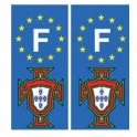 Portugal FPF F autocollant