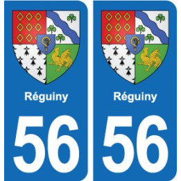 56 Ploërmel blason autocollant plaque stickers ville