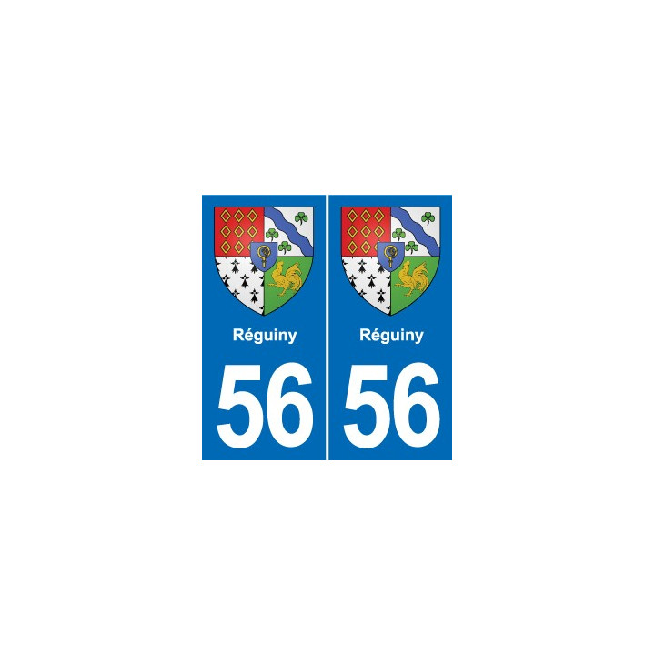 56 Ploërmel blason autocollant plaque stickers ville