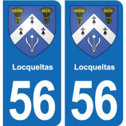 56 Ploërmel blason autocollant plaque stickers ville