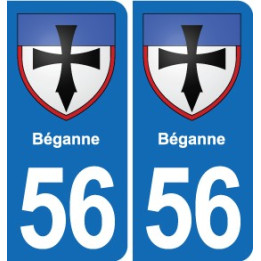 56 Ploërmel blason autocollant plaque stickers ville