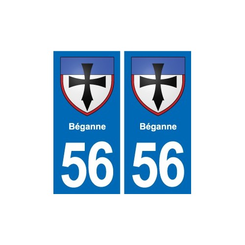 56 Ploërmel blason autocollant plaque stickers ville