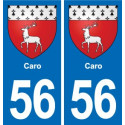 56 Ploërmel blason autocollant plaque stickers ville