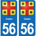 56 Ploërmel blason autocollant plaque stickers ville