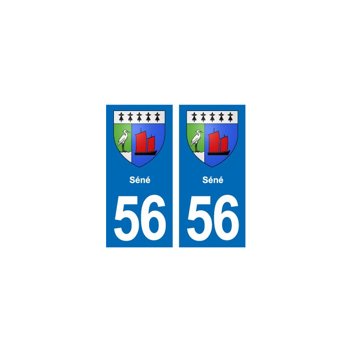 56 Ploërmel blason autocollant plaque stickers ville