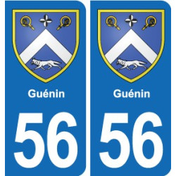 56 Ploërmel blason autocollant plaque stickers ville