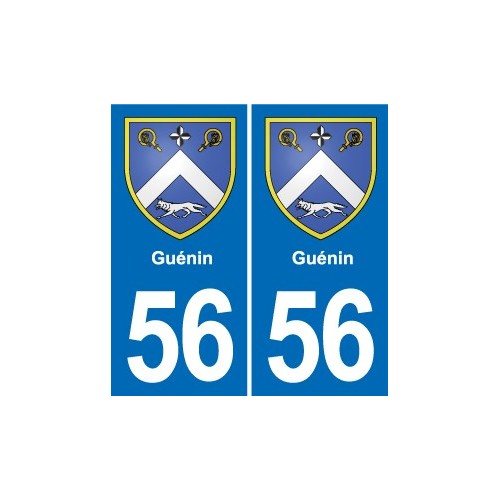 56 Ploërmel blason autocollant plaque stickers ville