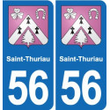 56 Ploërmel blason autocollant plaque stickers ville