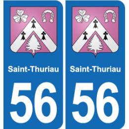 56 Ploërmel blason autocollant plaque stickers ville