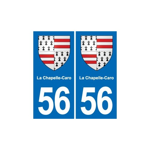 56 Ploërmel blason autocollant plaque stickers ville