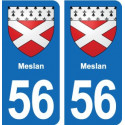 56 Ploërmel blason autocollant plaque stickers ville