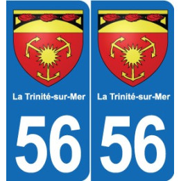 56 Ploërmel blason autocollant plaque stickers ville