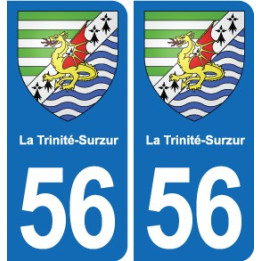 56 Ploërmel blason autocollant plaque stickers ville