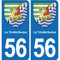 56 Ploërmel blason autocollant plaque stickers ville