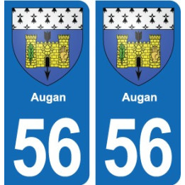 56 Ploërmel blason autocollant plaque stickers ville
