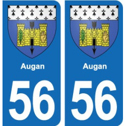 56 Ploërmel blason autocollant plaque stickers ville