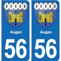56 Ploërmel blason autocollant plaque stickers ville
