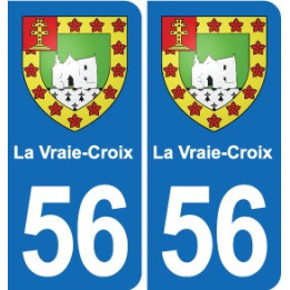 56 Ploërmel blason autocollant plaque stickers ville