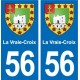 56 Ploërmel blason autocollant plaque stickers ville