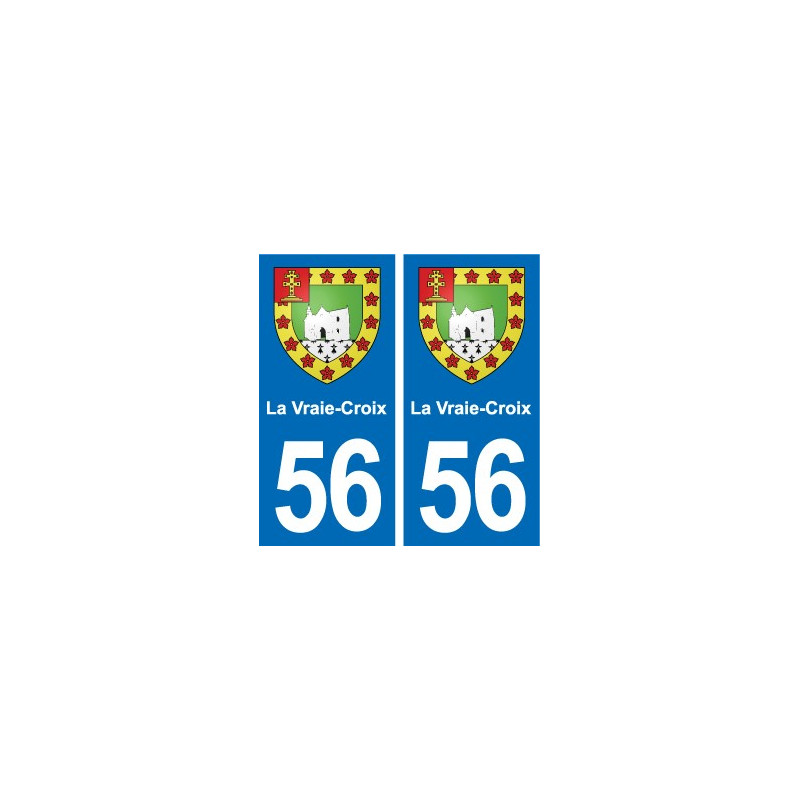 56 Ploërmel blason autocollant plaque stickers ville