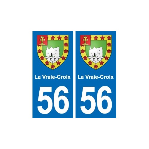 56 Ploërmel blason autocollant plaque stickers ville