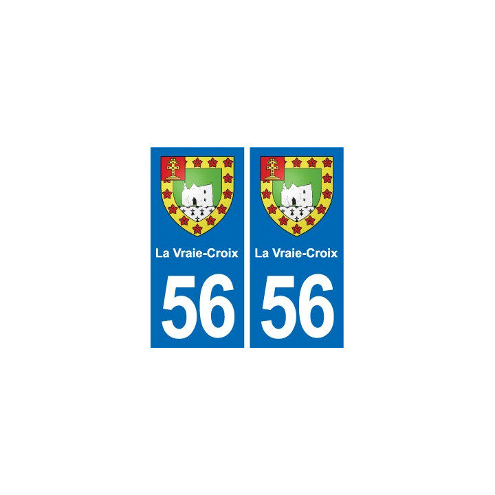 56 Ploërmel blason autocollant plaque stickers ville