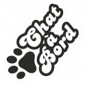 Chien Teckel autocollant sticker adhésif