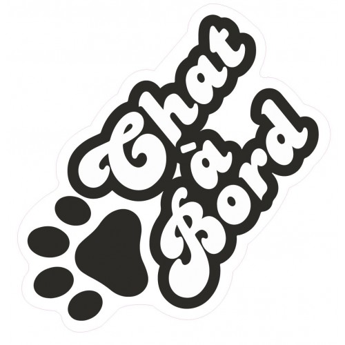 Chien Teckel autocollant sticker adhésif