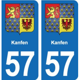 57 Marly blason autocollant plaque stickers ville