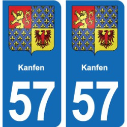 57 Marly blason autocollant plaque stickers ville