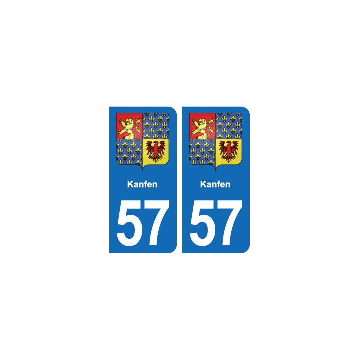 57 Marly blason autocollant plaque stickers ville