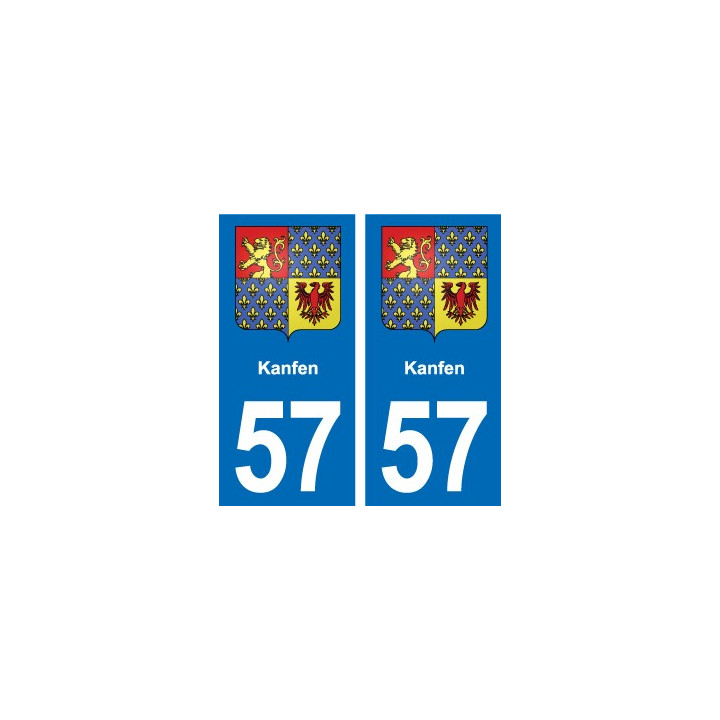 57 Marly blason autocollant plaque stickers ville