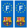 Barça Barcelone autocollant Foot